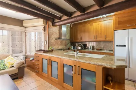 Villa Can MarÇal à Marratxí, piscine et tennis : photo 17