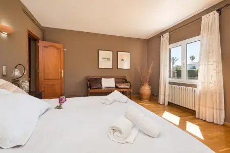 Villa Can MarÇal à Marratxí, piscine et tennis : photo 22