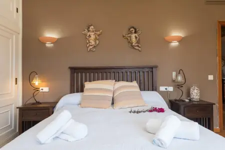 Villa Can MarÇal à Marratxí, piscine et tennis : photo 23