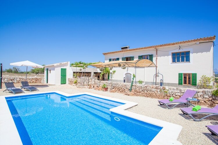Villa Sa Vinyota à Llubi : piscine et animaux - Photo 1