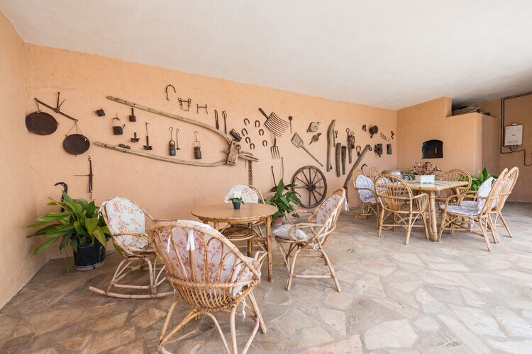 Villa Sa Vinyota à Llubi : piscine et animaux - Photo 4