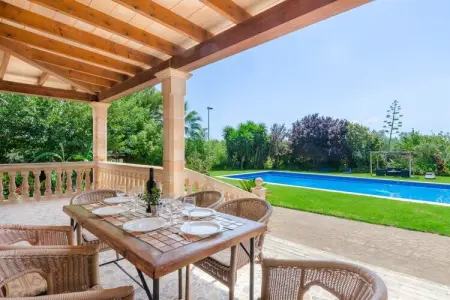 Villa Ca'n Berguins, Buger : piscine 16x8m et jardin privé : photo 5