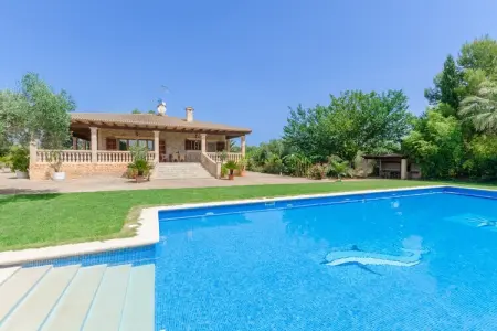Villa Ca'n Berguins, Buger : piscine 16x8m et jardin privé : photo 11