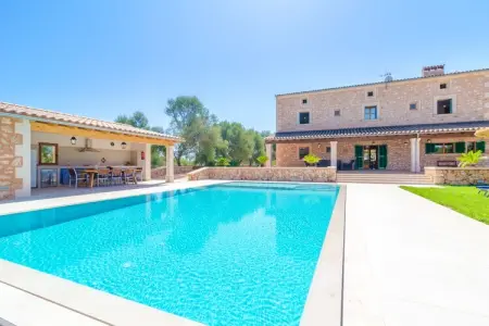 Villa Son Fadri : piscine salée 11,5m, 5 chambres, Campos : photo 2