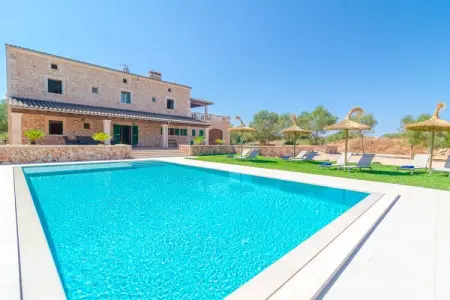 Villa Son Fadri : piscine salée 11,5m, 5 chambres, Campos : photo 9