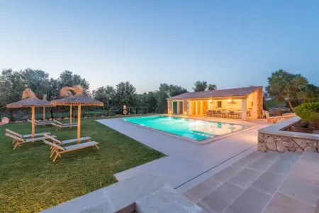 Villa Son Fadri : piscine salée 11,5m, 5 chambres, Campos : photo 16