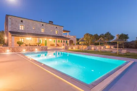 Villa Son Fadri : piscine salée 11,5m, 5 chambres, Campos : photo 27