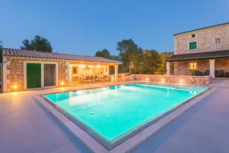 Villa Son Fadri : piscine salée 11,5m, 5 chambres, Campos : photo 29
