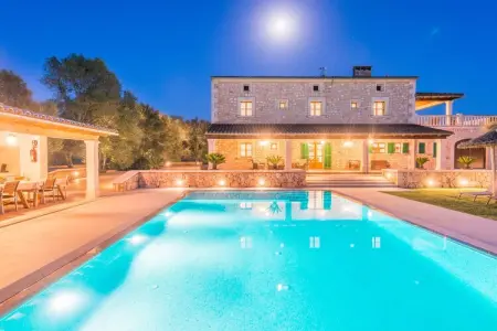 Villa Son Fadri : piscine salée 11,5m, 5 chambres, Campos : photo 30
