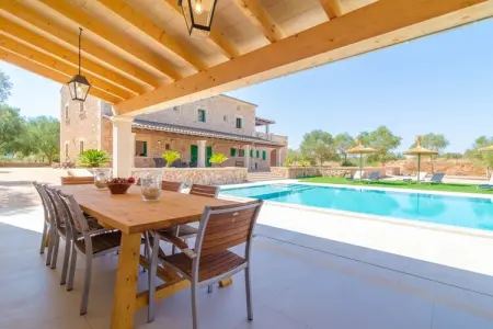 Villa Son Fadri : piscine salée 11,5m, 5 chambres, Campos : photo 43