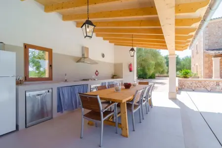 Villa Son Fadri : piscine salée 11,5m, 5 chambres, Campos : photo 44