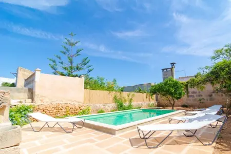Villa Can Romaguera, piscine privée à Algaida : photo 8