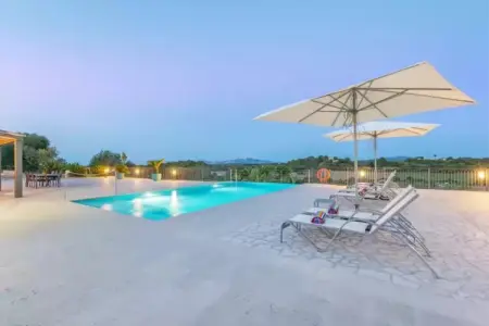Villa Son Vador, piscine et campagne près de Santa Margalida : photo 9