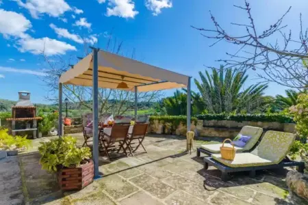 Villa Sabor De Cas Ferrer à Montuïri, piscine eau salée : photo 3