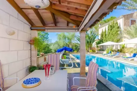 Villa Sabor De Cas Ferrer à Montuïri, piscine eau salée : photo 10