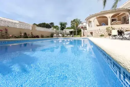Villa Frederic à Xàbia, piscine climatisée et jardin : photo 6