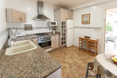Villa Frederic à Xàbia, piscine climatisée et jardin : photo 19