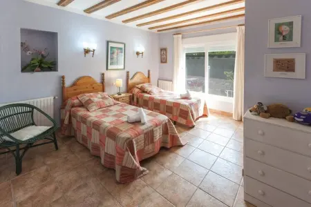 Villa Frederic à Xàbia, piscine climatisée et jardin : photo 23