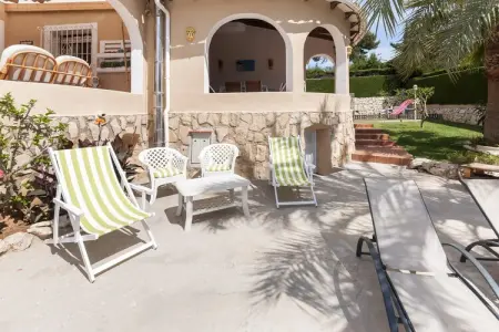 Villa Frederic à Xàbia, piscine climatisée et jardin : photo 29