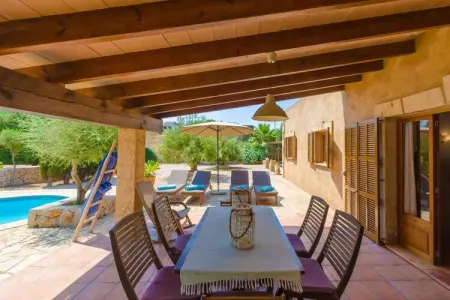 Villa Finca Sa Plana avec piscine chauffée à Son Servera : photo 40