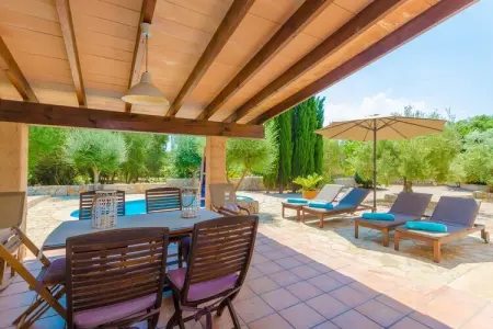 Villa Finca Sa Plana avec piscine chauffée à Son Servera : photo 42
