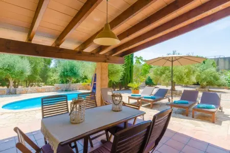 Villa Finca Sa Plana avec piscine chauffée à Son Servera : photo 43