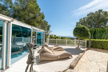 Villa Ocean View, piscine eau salée avec vue mer à Portals Nous : photo 4