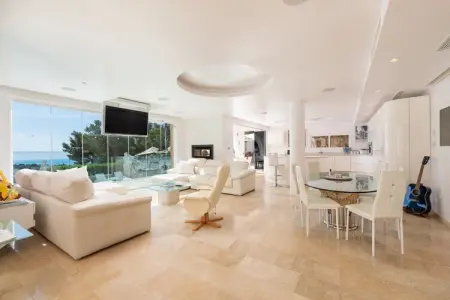 Villa Ocean View, piscine eau salée avec vue mer à Portals Nous : photo 13