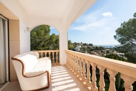 Villa Ocean View, piscine eau salée avec vue mer à Portals Nous : photo 24