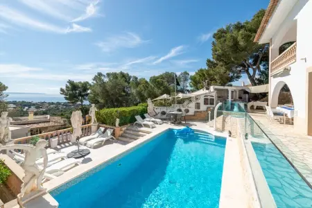 Villa Ocean View, piscine eau salée avec vue mer à Portals Nous : photo 49