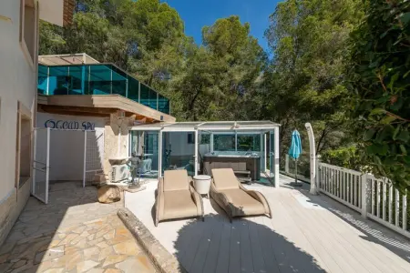 Villa Ocean View, piscine eau salée avec vue mer à Portals Nous : photo 50