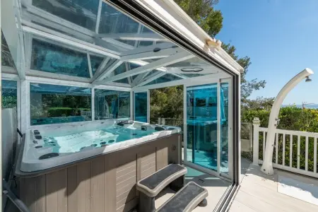 Villa Ocean View, piscine eau salée avec vue mer à Portals Nous : photo 51