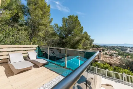 Villa Ocean View, piscine eau salée avec vue mer à Portals Nous : photo 53
