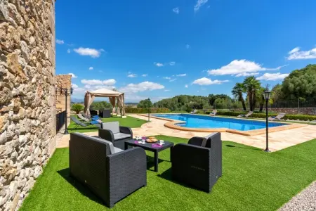Cases De Son Roig, villa 6 pers. piscine 12x6m : photo 3