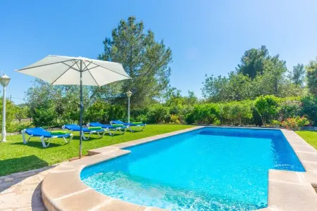Villa Marina à Pollença, piscine privée 8x4m : photo 4