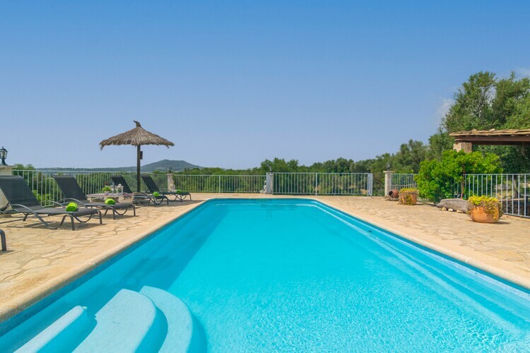 Villa Son Puça à Pétra : piscine privée et jardin sportif - Photo 2