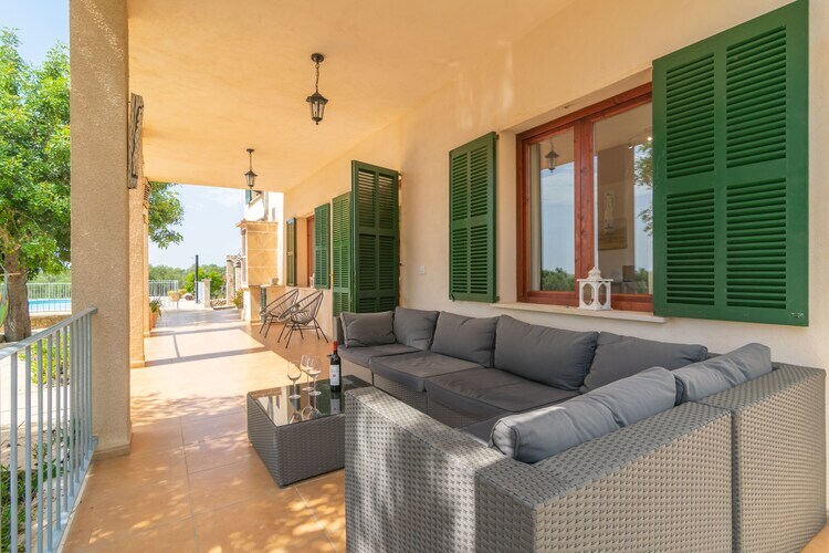 Villa Son Puça à Pétra : piscine privée et jardin sportif - Photo 6
