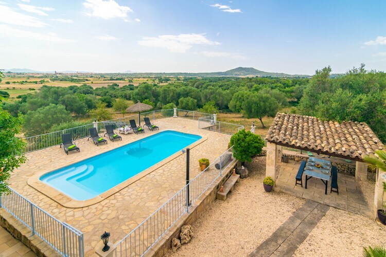 Villa Son Puça à Pétra : piscine privée et jardin sportif - Photo 32