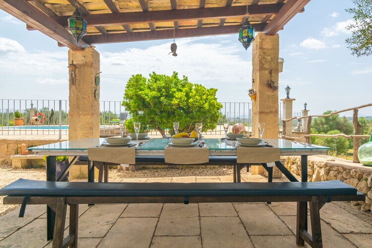 Villa Son Puça à Pétra : piscine privée et jardin sportif - Photo 36