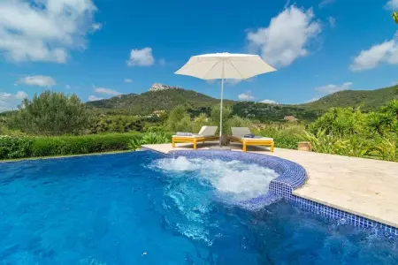 Villa S'albarcoquer – Piscine débordement et jacuzzi : photo 2
