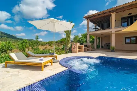 Villa S'albarcoquer – Piscine débordement et jacuzzi : photo 3