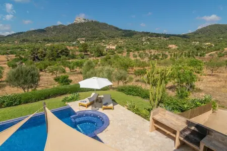 Villa S'albarcoquer – Piscine débordement et jacuzzi : photo 22
