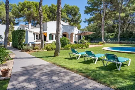 N'antiga, villa à Sant Lluís avec piscine d'eau salée : photo 22