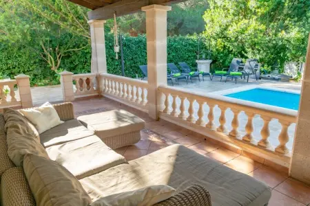 Villa Pomeres 9 à Sa Coma, piscine privée et ping-pong : photo 4