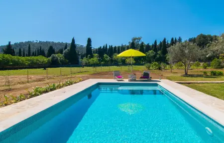 Sa Padrineta, villa de pierre avec piscine à Canyamel : photo 3