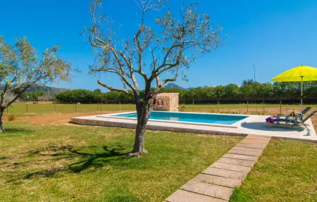 Sa Padrineta, villa de pierre avec piscine à Canyamel : photo 9