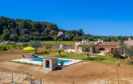 Sa Padrineta, villa de pierre avec piscine à Canyamel : photo 16