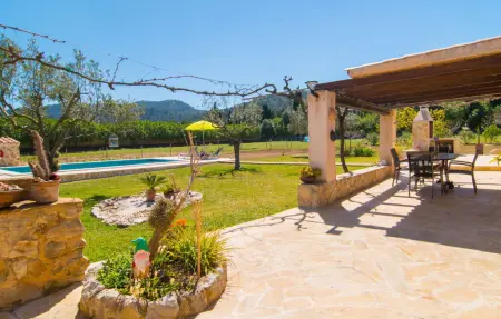 Sa Padrineta, villa de pierre avec piscine à Canyamel : photo 20