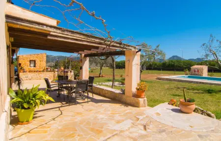 Sa Padrineta, villa de pierre avec piscine à Canyamel : photo 21