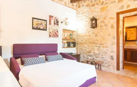Sa Padrineta, villa de pierre avec piscine à Canyamel : photo 35